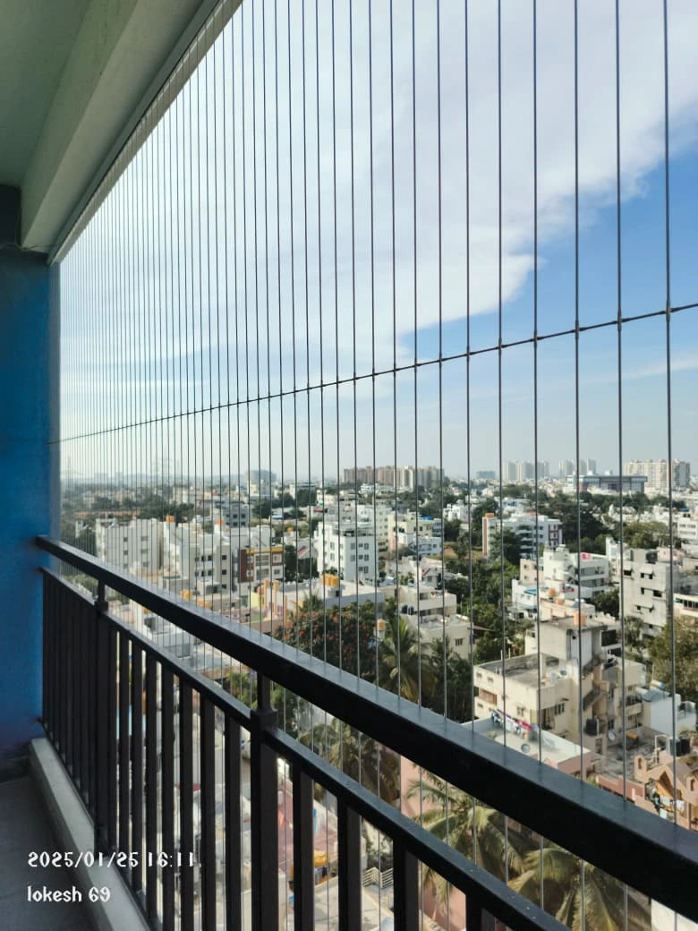 Staircase safety wires T Nagar